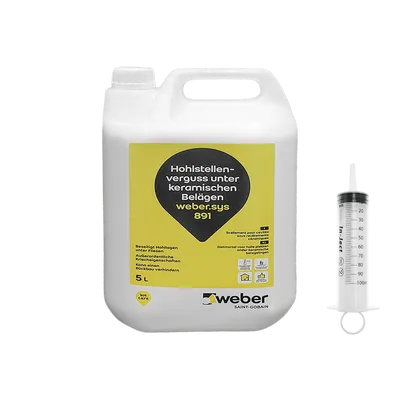 Zestaw Weber.sys 891 5L + strzykawka 100ml
