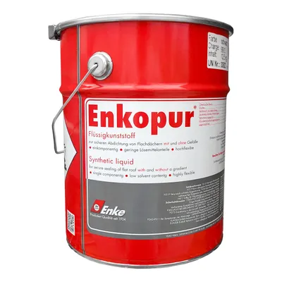 Enke Enkopur czarny 12,5 kg płynne tworzywo sztuczne do dachów