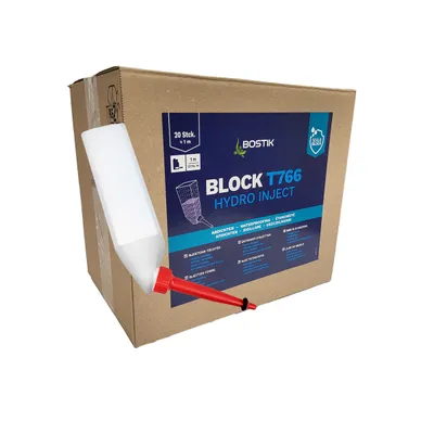 BOX BOSTIK BLOCK T766 HYDRO INJECT (MEM) Lejki iniekcyjne 6 sztuk