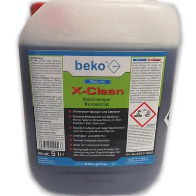 Beko TecLine X-Clean Konzentrat Kraftreiniger Universalreiniger 5l