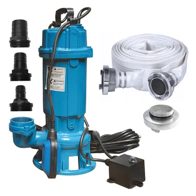 Zestaw IBO Furiatka 1500 pompa + Nasada fi 52 + Wąż strażacki parciany 20 m