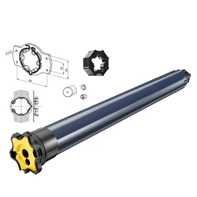 Somfy Napęd RS100 io 10/17 VVF 3m + Adapter LT 50 SW 60 ED