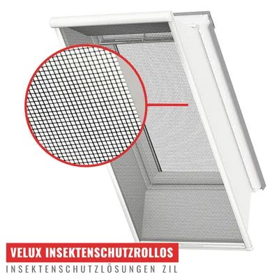 VELUX ZIL CK02 0000SWL – moskitiera rolowana 53x160 cm do okien dachowych