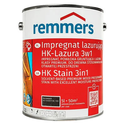 Remmers HK Lasur 5 L Palisander – Impregnat 3w1 do drewna