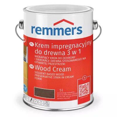 Remmers Holzschutz-Creme Krem impregnacyjny do drewna 5L - palisander