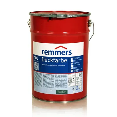Remmers Deckfarbe 10 L - zieleń liściasta