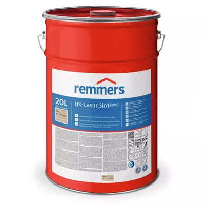 Remmers HK-Lazura 3w1 Plus Biały 20 L – impregnat do drewna zewnętrznego