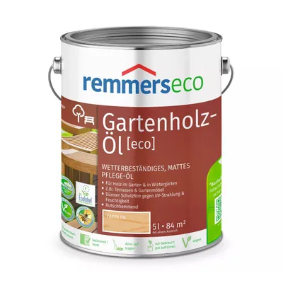 Remmers Gartenholz-Öl [eco] Bezbarwny 5L – olej do drewna ogrodowego