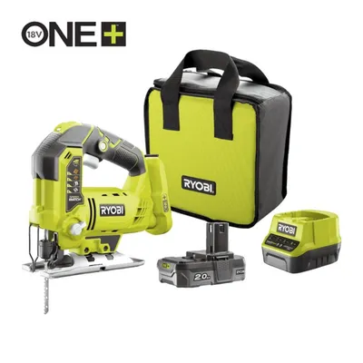 RYOBI Zestaw produktowy R18JS-120S Wyrzynarka akumulatorowa 18V 1x2.0Ah