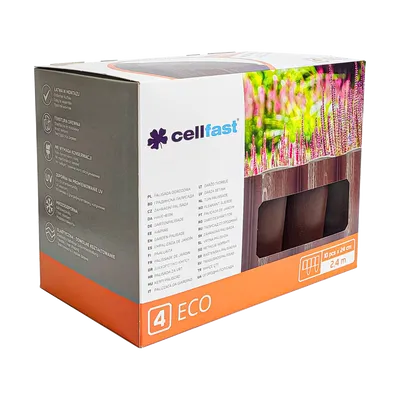 Cellfast palisada 4 ECO brązowa 8,5 cm x 2,4 m /pudełko/