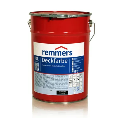 Remmers Deckfarbe 10 L - czarny
