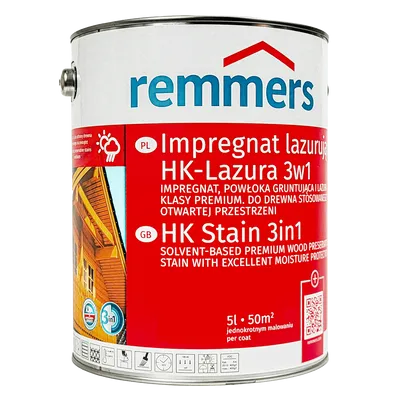Remmers HK Lasur 5 L Dąb Jasny – Impregnat 3w1 do drewna