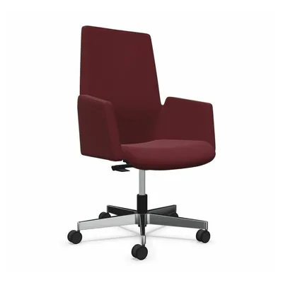 Fotel-sedziowski-niski-IN-Access-AC102-obrotowy-bordo