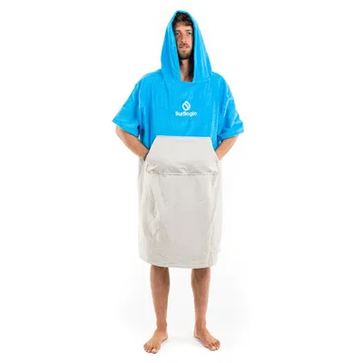 Poncho Surf Logic Cyan Grey
