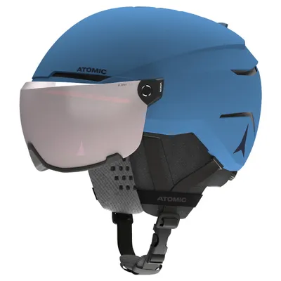 Kask z przyłbicą szybą Atomic Savor Visor Junior Blue 2025