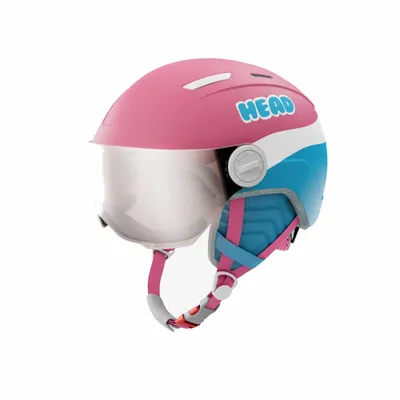 Kask z przyłbicą szybą HEAD Maja Visor Pink Blue 2025