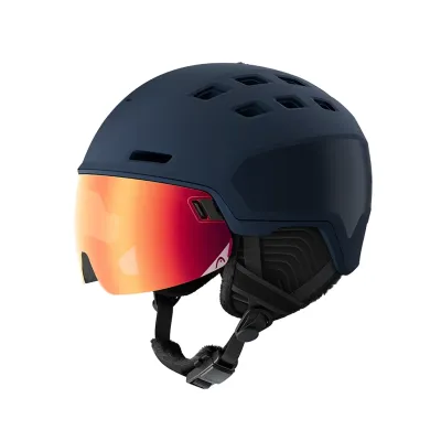 Kask z przyłbicą szybą HEAD Radar Pro Nightblue