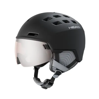 Kask z przyłbicą szybą HEAD Rachel Black