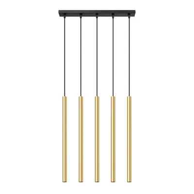 Lampa Wisząca PASTELO 5L złoty połysk