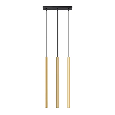 Lampa Wisząca PASTELO 3L złoty połysk