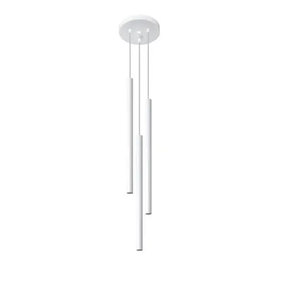 Lampa wisząca PASTELO 3P biała