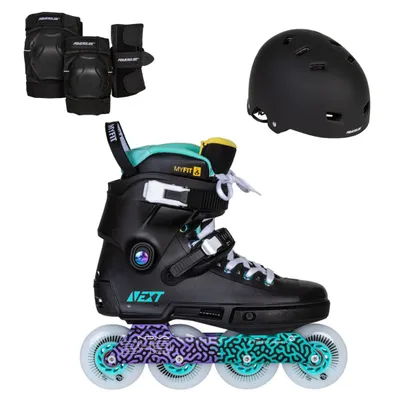 Zestaw Rolki Powerslide Next Multicolor 80 + kask + ochraniacze