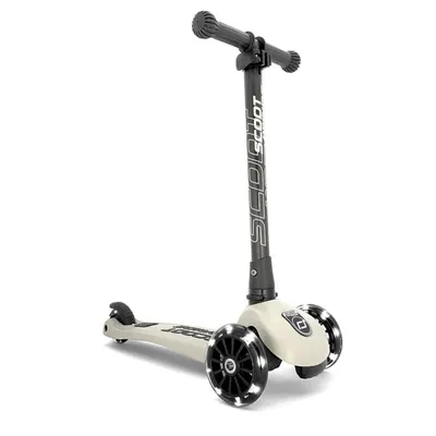 Hulajnoga składana ze świecącymi kółkami Scootandride Highwaykick 3 LED Ash