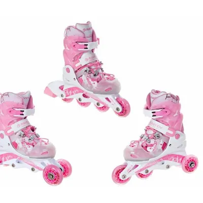 Rolki Raven Wrotki 3w1 Raven Princess Pink