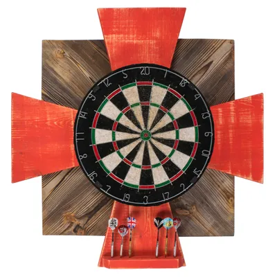 Tablica Drewniana John Paddle do Darta Order Fire Red