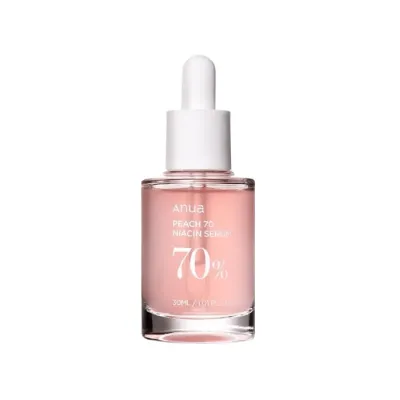 Anua Peach 70% Niacinamide Serum rozjaśniające z ekstraktem z brzoskwini 30 ml