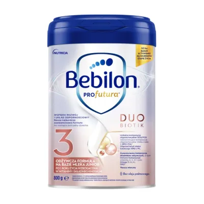Bebilon Profutura DuoBiotik 3 formuła na bazie mleka dla dzieci powyżej 1 roku życia 800 g