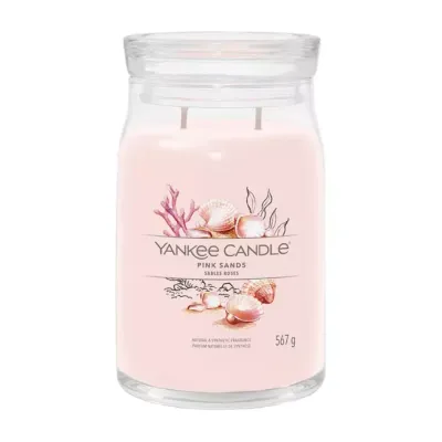 Yankee Candle Signature duża świeca zapachowa Pink Sands 567 g