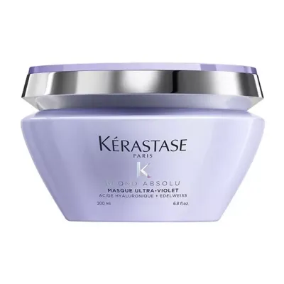 KERASTASE BLOND ABSOLU MASQUE ULTRA-VIOLET MASKA DO WŁOSÓW BLOND, ROZJAŚNIONYCH I I SIWYCH 200 ML