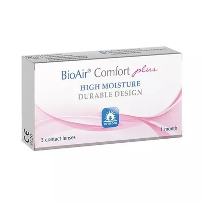 BioAir Comfort Plus soczewki kontaktowe 3 szt -2.25
