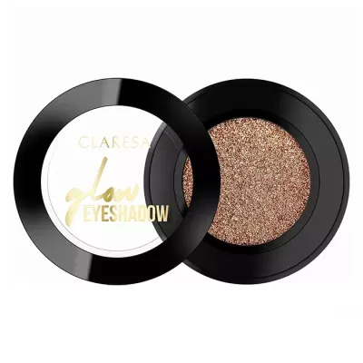 CLARESA GLOW EYESHADOW PERŁOWY CIEŃ DO POWIEK 13 BEIGE ON FIRE 1,2G