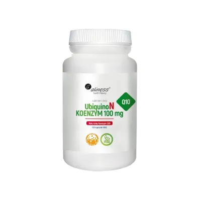 Aliness UbiquinoN naturalny koenzym Q10 100 mg suplement diety 100 kapsułek