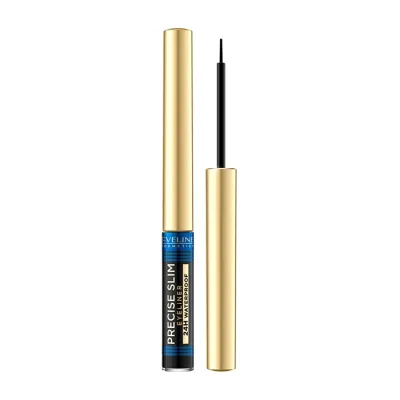 Eveline Cosmetics Precise Slim wodoodporny eyeliner do oczu Black 2,8 ml