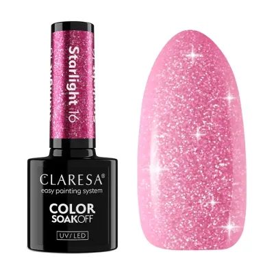 Claresa Soak Off lakier hybrydowy Starlight 16 5 g