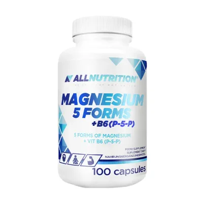 Allnutrition Magnesium 5 Forms + B6 P-5-P suplement diety 100 kapsułek