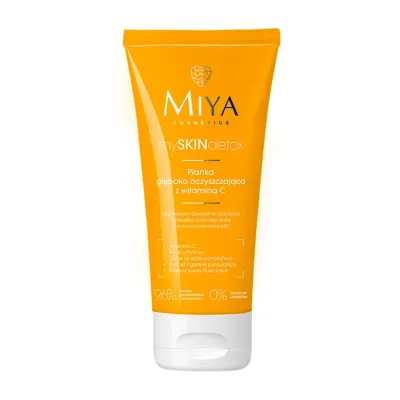 Miya Cosmetics MySkinDetox głęboko oczyszczająca pianka do twarzy z witaminą C 100ml