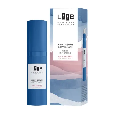 AA LAAB AM:PM Skincycling aktywujące serum na noc 0,1% retinal 30 ml