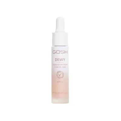 Gosh Dewy rozświetlający podkład w kroplach 004 Fair 12 ml