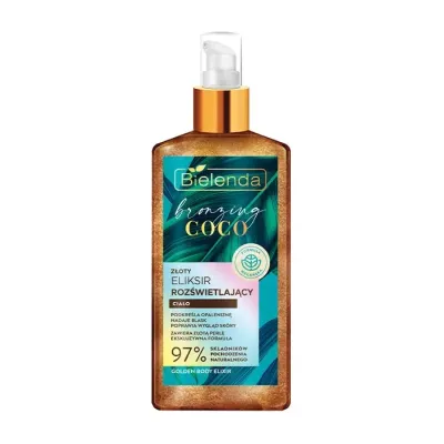 Bielenda Bronzing Coco złoty eliksir rozświetlający do ciała 150 ml
