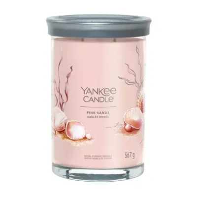 Yankee Candle Signature Tumbler duża świeca zapachowa Pink Sands 567 g