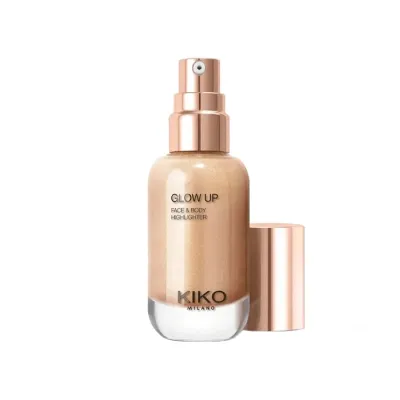 KIKO Milano Glow Up metaliczny rozświetlacz w płynie 01 Champagne 30 ml