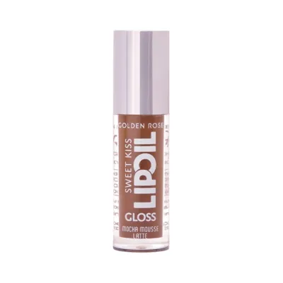 Golden Rose Sweet Kiss Lip Oil Gloss olejek do ust z efektem błyszczyka 05 Mocha Mousse Latte 4,7 ml