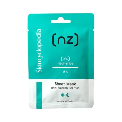 Skincyclopedia maska w płachcie do twarzy z 3% niacynamidem 20ml
