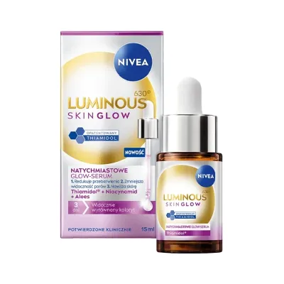 NIVEA Luminous630 natychmiastowe glow-serum na przebarwienia 15 ml