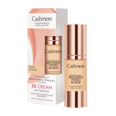 Cashmere BB Cream nawilżający krem-podkład tonujący z ektoiną Nude Vanilla 30ml