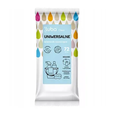 Luba Clean uniwersalne ściereczki czyszczące 72 sztuki